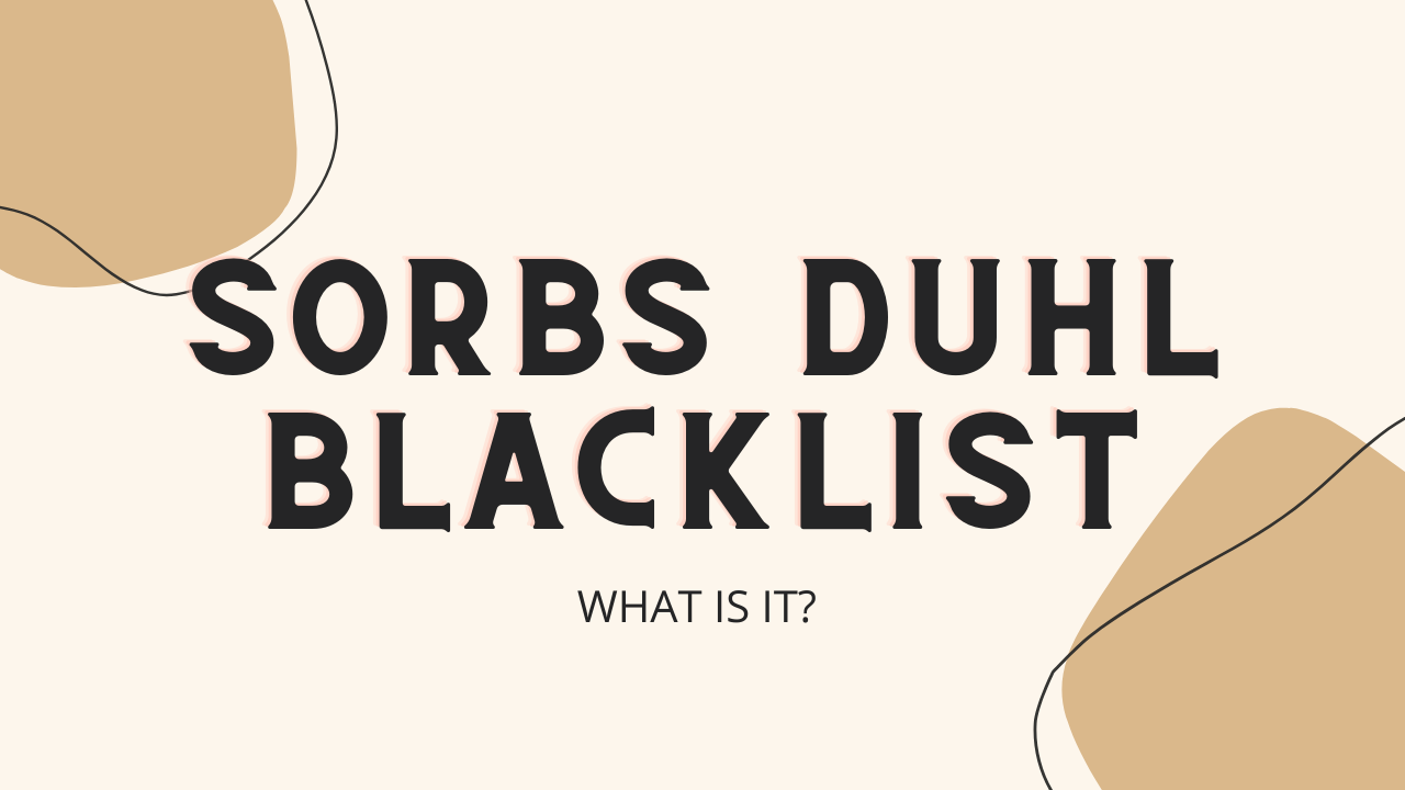 What is the SORBS DUHL Blacklist?