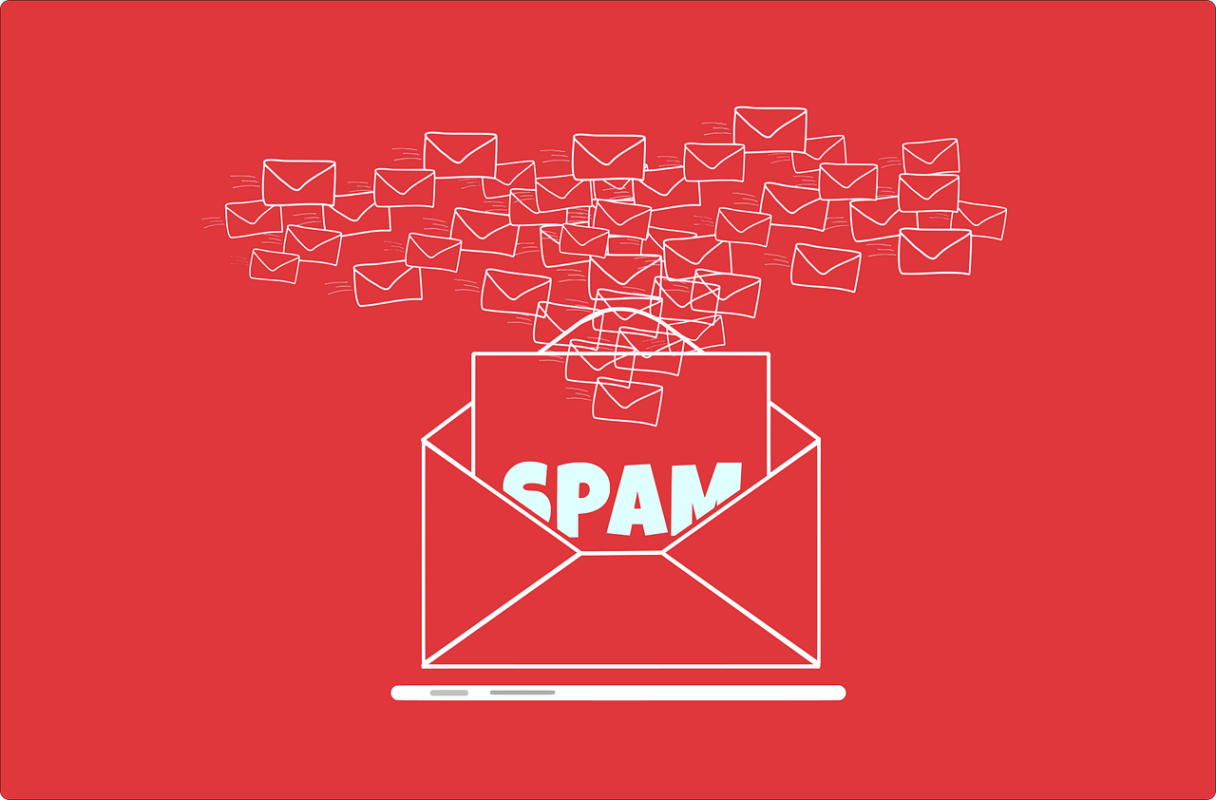 3. Activation of spam filters due to mail content