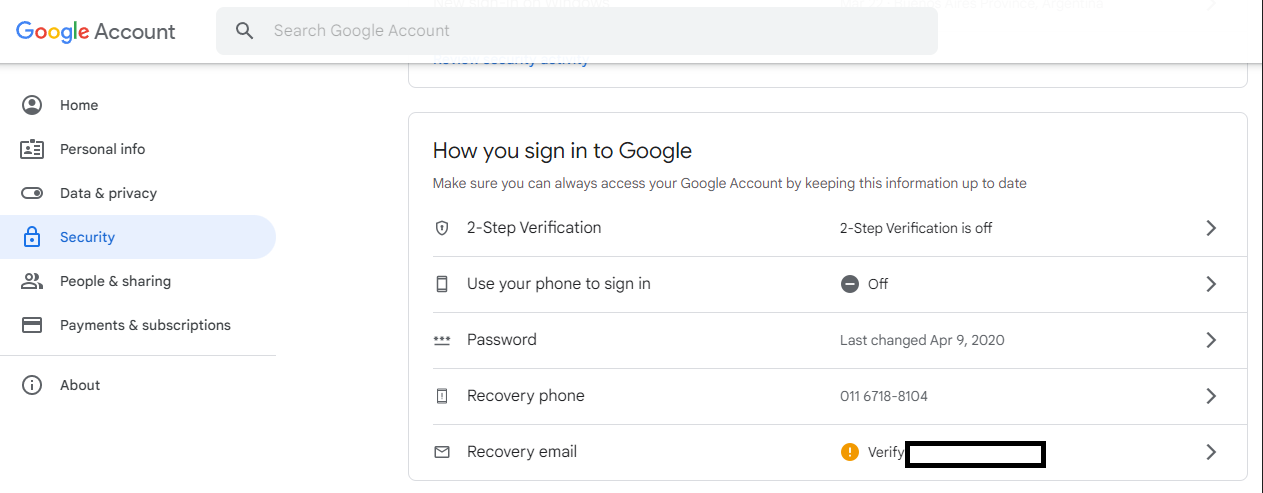 Gmail Security
